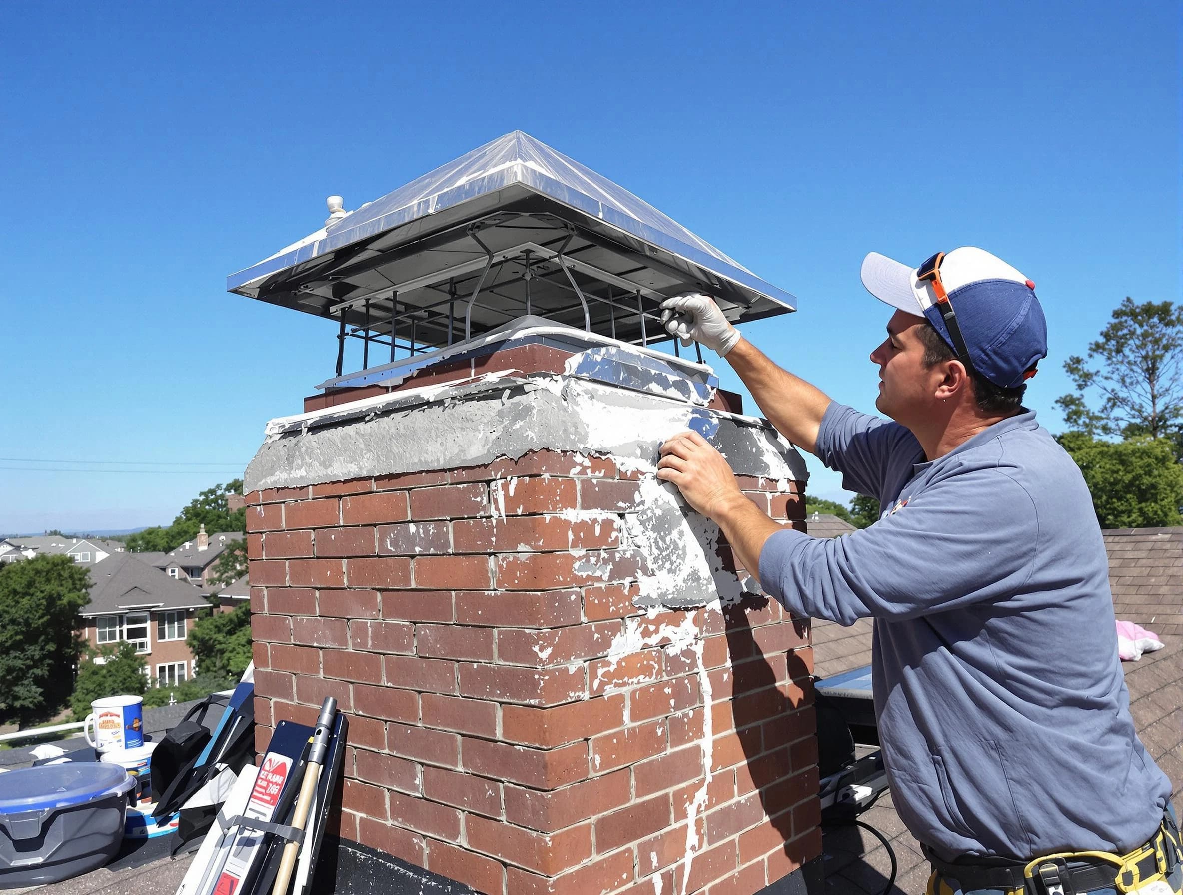 Chimney Crown Services service in Piedmont, OK